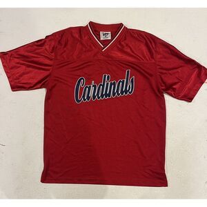 Vintage St Louis Cardinals Jersey Mens Large Red Blue Lee Sport‎ MLB Adult